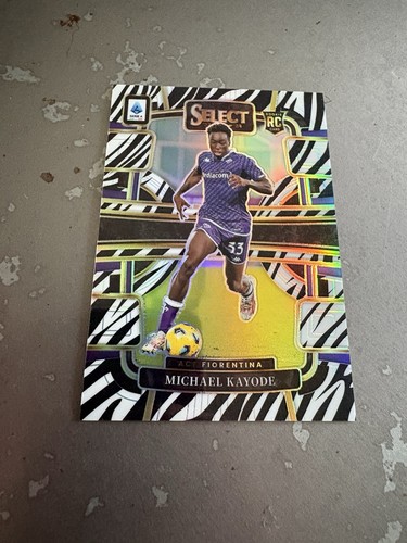 Michael Kayode 2023 Panini Select Serie A Zebra Prizm /20