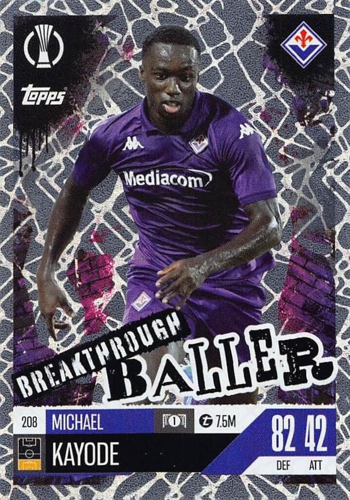 Michael Kayode 2024 Topps Match Attax UEFA Club Competitions Extra