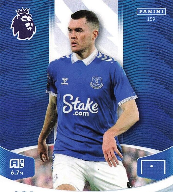 Michael Keane 2024 Panini Adrenalyn XL Premier League