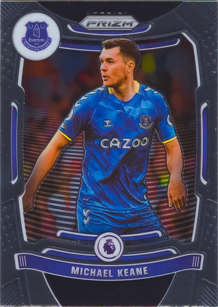 Michael Keane 2021 Panini Prizm Premier League 95