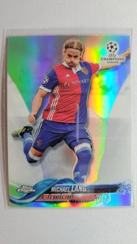 Michael Lang 2017 Topps Chrome UEFA Champions League Refractor