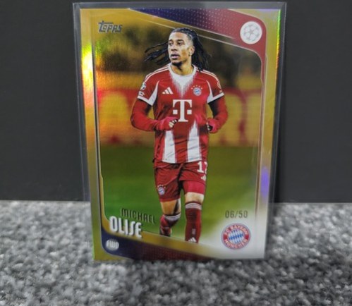 Michael Olise 2025 Topps Bundesliga Chrome Gold /50