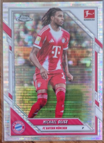 Michael Olise 2025 Topps Bundesliga Chrome Sparkle