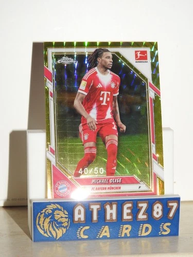 Michael Olise 2025 Topps Bundesliga Gold /50