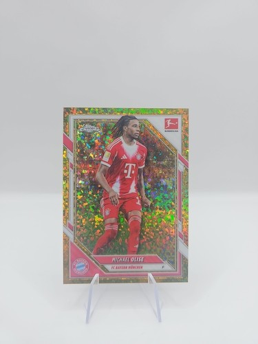 Michael Olise 2025 Topps Bundesliga Gold Diamond Refractor /50