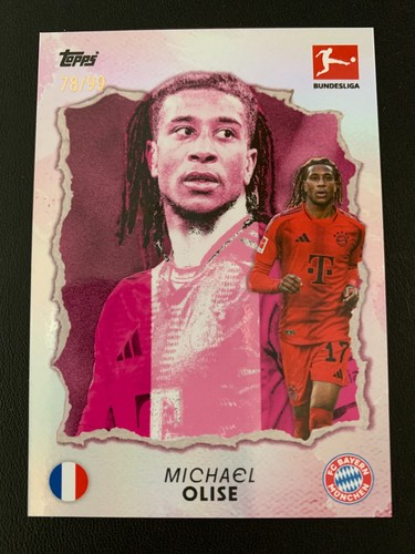 Michael Olise 2024 Topps Bundesliga Pink /99