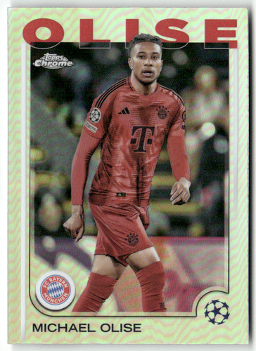 Michael Olise 2025 Topps Champions League Chrome Refractor