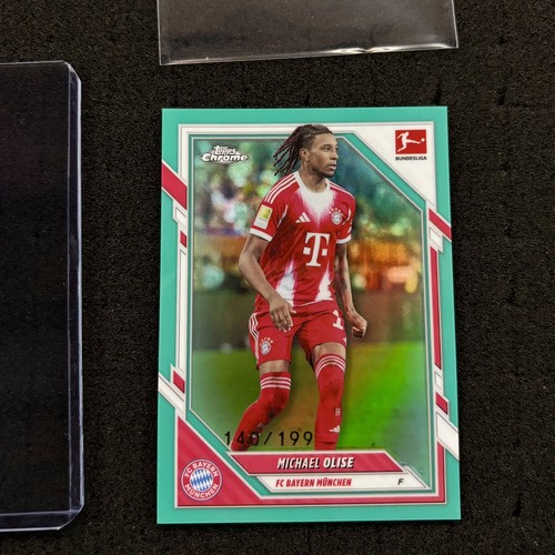 Michael Olise 2026 Topps Chrome Aqua /199