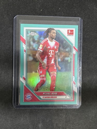 Michael Olise 2025 Topps Chrome Aqua /199