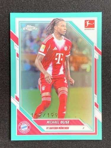Michael Olise 2026 Topps Chrome Aqua Refractor /199