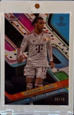 Michael Olise 2024 Topps Chrome Black /10