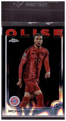Michael Olise 2024 Topps Chrome Black Lava /10