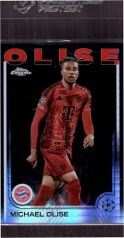 Michael Olise 2024 Topps Chrome Black Prism /10