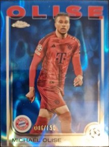 Michael Olise 2024 Topps Chrome Blue /150