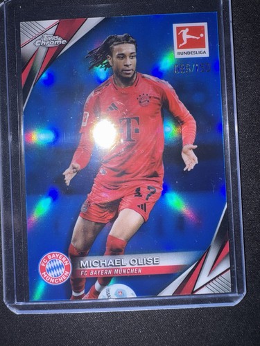 Michael Olise 2024 Topps Chrome Blue /150