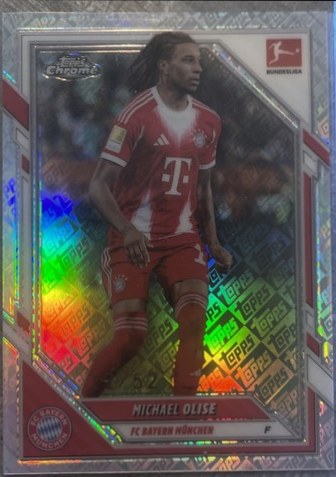 Michael Olise 2025 Topps Chrome Bundesliga