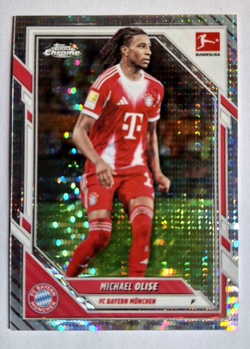 Michael Olise 2025 Topps Chrome Bundesliga 80