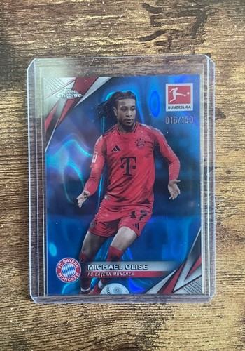 Michael Olise 2024 Topps Chrome Bundesliga Blue /150