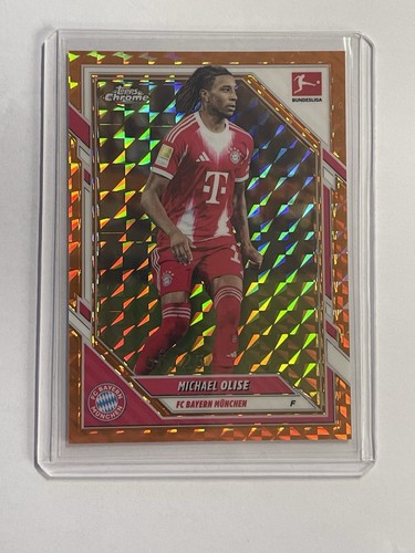 Michael Olise 2025 Topps Chrome Bundesliga Naranja /25