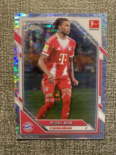 Michael Olise 2025 Topps Chrome Bundesliga Pulsar