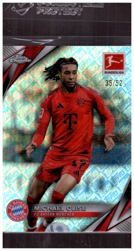 Michael Olise 2024 Topps Chrome Bundesliga Refractor /52