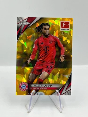 Michael Olise 2024 Topps Chrome Bundesliga Sapphire /50
