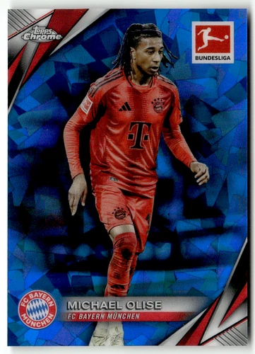 Michael Olise 2025 Topps Chrome Bundesliga Sapphire