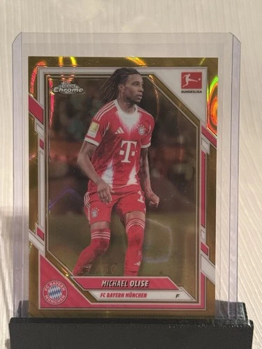 Michael Olise 2025 Topps Chrome Gold /50