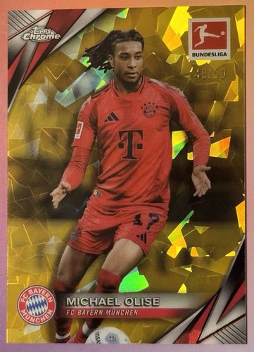 Michael Olise 2024 Topps Chrome Gold /50