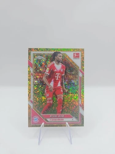 Michael Olise 2025 Topps Chrome Gold Refractor /50