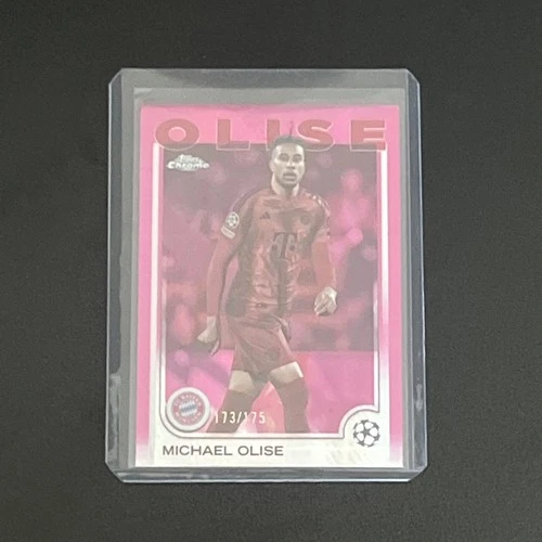 Michael Olise 2024 Topps Chrome Magenta Refractor /175