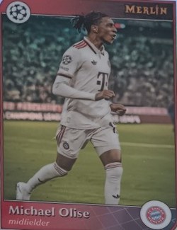 Michael Olise 2024 Topps Chrome Merlin Refractor