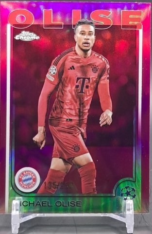 Michael Olise 2024 Topps Chrome Pink /250