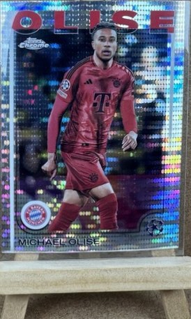 Michael Olise 2024 Topps Chrome Pulsar Refractor