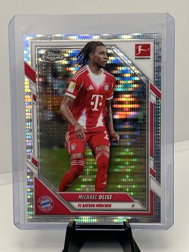 Michael Olise 2025 Topps Chrome Pulsar Refractor
