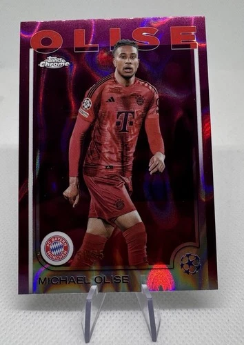 Michael Olise 2024 Topps Chrome Purple /75