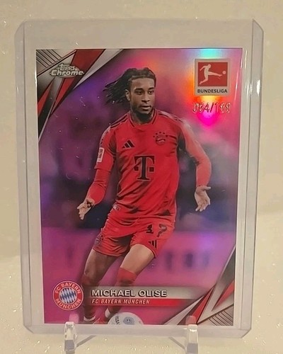 Michael Olise 2024 Topps Chrome Purple Refractor /199