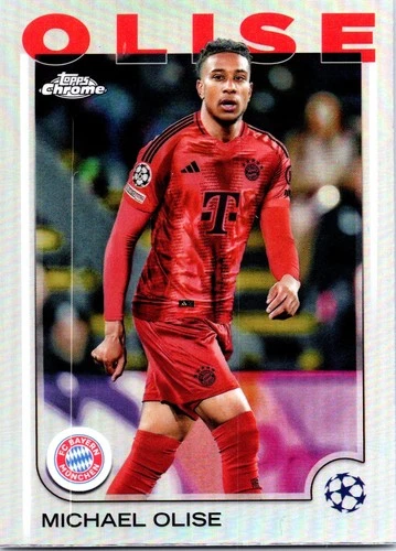 Michael Olise 2024 Topps Chrome Refractor