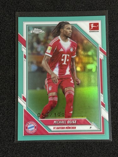 Michael Olise 2025 Topps Chrome Refractor /199