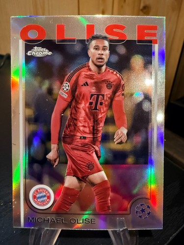 Michael Olise 2024 Topps Chrome Refractor