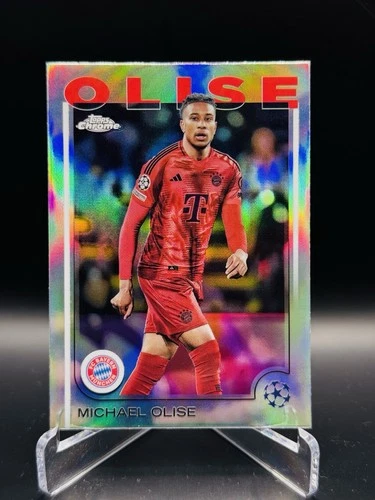 Michael Olise 2024 Topps Chrome Refractor #81