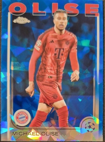 Michael Olise Topps Chrome Sapphire