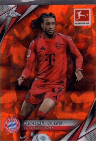 Michael Olise 2024 Topps Chrome Sapphire /25