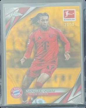 Michael Olise 2024 Topps Chrome Sapphire /50