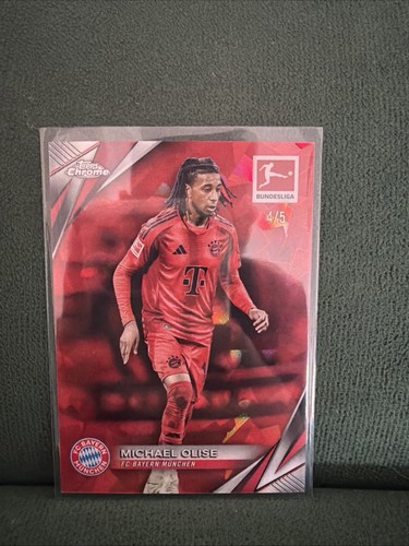 Michael Olise 2024 Topps Chrome Sapphire Edition Red /5