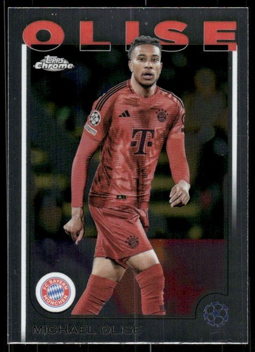 Michael Olise 2024 Topps Chrome Sapphire Green