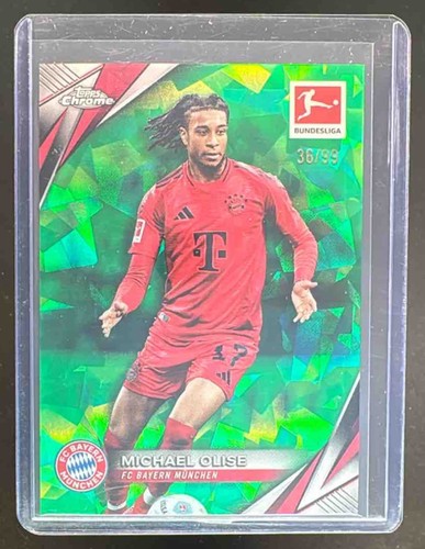 Michael Olise 2024 Topps Chrome Sapphire Green /99