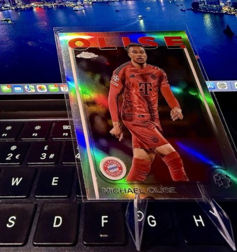 Michael Olise 2024 Topps Chrome Silver Refractor