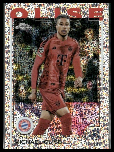 Michael Olise 2024 Topps Chrome Speckle Refractor
