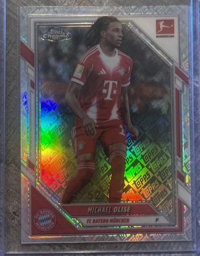 Michael Olise 2025 Topps Chrome Topps Refractor /52